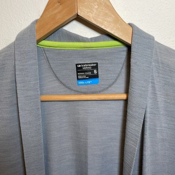 Icebreaker cool-lite long open-front cardigan - Picture 2 of 8